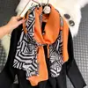 Bufanda larga de seda estilo estrella Ni Ni para habitación con aire acondicionado, chal para hombros y cuello, ropa exterior de verano para mujer, bufanda de algodón y lino para primavera y otoño