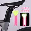 Decoração refletiva para pendurar em bicicleta, fita para pendurar em bicicleta, faixa de aviso de segurança, destaque para andar à noite, decoração para pendurar em mochila