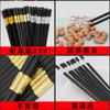 Palillos de aleación de metal y aluminio para el hogar, resistentes a altas temperaturas, rápidos, para niños, de titanio, a prueba de humedad, antideslizantes y antimoho.