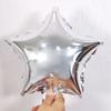 Globo de Película de Aluminio de Cinco Estrellas y Corazón de 10 pulgadas Atmósfera Decorativa Celebración Fiesta de Estrella de Cinco Puntas Creativo Soñador