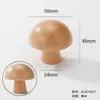 Tirador de cajón de madera maciza de un solo agujero, bola redonda, cuadrado, caricatura, madera, madera, gabinete de cocina, puerta de armario, habitación de niños, manija de madera maciza
