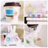Pegatinas de PVC apilables, pegatinas lindas en relieve de esquina en capas, adornos de decoración de paisajes hechos a mano para DIY, juguetes de arte con pegatinas