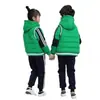 Uniformes Personalizados para Jardim de Infância, Roupas de Outono e Inverno, Uniformes Esportivos para Alunos do Ensino Fundamental, Uniformes de Sala de Aula de Algodão e Espessados, Conjunto de Três Peças para Crianças