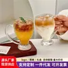 Caneca de Cerveja Criativa para Uso Doméstico, Xícara de Café Espessa com Alça, Copo de Vidro para Cerveja Artesanal e Vinho de Trigo, Copo de Vidro para Suco e Bebidas Geladas