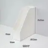 Caixa de armazenamento de mesa com porta-canetas, organizador de documentos para escritório de estudante, estante de armazenamento de livros de grande capacidade com divisória