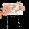 Tocados para el Día del Niño Li Yitong Ciervo Blanco Mismo Pasador Borla de Perla Aire de Hada Pasador Alas de Mariposa Tocados de Elfo