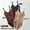 Body modelador feminino transfronteiriço com alças e botões, compressão forte, realçador de busto, modelador de abdômen, levantador de glúteos, redutor de cintura