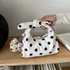 Bolso de mano pequeño súper popular transfronterizo para mujer, nuevo modelo de principios de otoño 2026, bolso de hombro de lunares de nicho, bolso cruzado para el trabajo