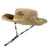 Sombreros de Sol de Ala Ancha de Verano para Hombres y Mujeres, Sombreros de Protección Solar de Secado Rápido, Sombreros con Cordón para Acampar, Senderismo al Aire Libre y Pesca
