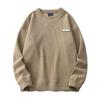 Sudadera Japonesa de Felpa Pesada con Cuello Redondo para Hombre Otoño e Invierno Nuevo Jersey Grueso Cálido Chaqueta Casual Holgada Top de Moda