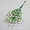 Sensação de simulação cola macia estrelas de Austin flores artificiais ornamentos de casa casamento decoração buquê de alto padrão flores de simulação