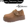 En stock~2026 Otoño Temprano Nuevos Zapatos Versátiles para Mujer Piel Genuina Completamente Cubiertos Suela Gruesa Súper Suave Zapatos Birkenstock Planos para Mujer
