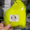Material DIY Pluma de Martín Pescador Imitación: 50 Plumas de Ganso Flotantes de Alta Calidad, Medianas a Grandes, con Base de Pluma de Martín Pescador Teñida, Piezas Azules
