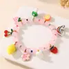 Bz2191 Estilo Coreano Dulce Concha Estilo Océano Pulsera de Cerámica Cristal de Vidrio Fresco Joyería de Mano con Cuentas de Colores para Mujeres