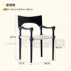 Combinación Retro de Mesa de Café y Silla, Silla para Tienda de Postres y Panadería, Silla para Tienda de Té con Leche, Mesa de Madera Maciza Comercial para Restaurante Americano Occidental