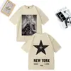 Camiseta de Moda da Turnê Cowboy Carter da Beyoncé para Homens e Mulheres, Estilo de Rua de Verão Retrô, Algodão de Manga Curta, Hip-Hop, Tamanho Grande