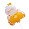 Novo Balão de Folha Grande de Desenho Animado Duoyang com Clipe, Balão Infantil de Clipe de Desenho Animado para Barracas de Rua
