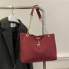 Bolso de Hombro de Cadena de Textiles Vintage para Viajeros Bolso de Axila Estilo Nuevo de Invierno 2024 para Mujer Bolso Tote para Mujer