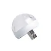 Mini luz de escenario Cristal USB bola mágica luz disco DJ luz de ambiente para coche RGB luz láser flash KTV