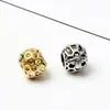 Huiyue Europeu e Americano Dourado e Prateado Duas Cores Abelha Contas de Furo Grande DIY Contas Redondas Pulseira de Contas Acessórios Fábrica Atacado