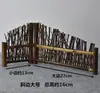 Produtos de bambu tela de cerca de bambu cerca pequena cerca de bambu roxo suporte de tela mesa de chá japonesa decoração criativa para jardinagem enfeites