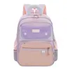 Mochila Escolar Primária Personalizada com Logo de Fábrica Impressão Grande Capacidade Redução de Carga Ultraleve Mochila de Costas Duplas Infantil Bolsa Cartoon Atacado