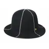 Rongmei 2026 Nuevo Sombrero Clásico Hepburn Transfronterizo con Ala Curva, Sombrero de Mezcla de Seda y Lana, Elegante Sombrero de Estilo Francés