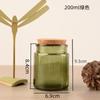Tazas para Velas Aromáticas al por Mayor, Portavelas con Tapón de Madera, Frascos de Vidrio, Portavelas Aromáticas Sencillos, Botellas de Vidrio con Boca de Seda