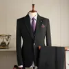 Trajes para Hombre, Casual de Negocios Ajustados, Ropa Formal, Trajes Profesionales para Entrevista de Maestro, Trajes de Boda y Compromiso para Novio
