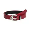 Cinturón Rojo Retro Diseño de Nicho Estilo Commuter para Mujer Accesorios para Mujer Decoración con Falda Jeans Cinturón
