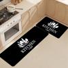 Alfombra de Piso Vajilla Cuchillo y Tenedor Amazon Alfombra de Piso Engrosada para Cocina Casera Tira Larga Alfombra Antideslizante para Pies Alfombra de Piso para Cocina Estilo Americano