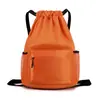 Mochila de entrenamiento de fútbol y baloncesto, personalizable con logo, bolsa con cordón deportiva y de fitness para actividades