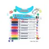 Caneta Marcadora de Tecido Têxtil 8 Cores Transfronteiriça Caneta Marcadora Colorida Pintada à Mão Marcador DIY Caneta de Tecelagem para Grafite Infantil