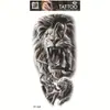 Fabricantes de calcomanías de tatuajes impermeables Yuanhua en stock venta al por mayor calcomanías de tatuajes de texto tótem de cabeza de lobo suministro transfronterizo TEMU