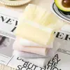 Meias Femininas Ultra-finas de Seda Cristal com Ruffles de Gaze Nuvem Estilo Japonês Meia de Cano Médio 10A Antibacteriana Malha Individual Meia de Cano Médio