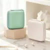 Caixa de Armazenamento de Joias Mini Estilo Ins, Caixa de Joias Portátil para Viagens de Negócios, Bolsa de Armazenamento para Colar, Anel e Brinco