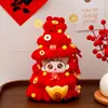 Nova Boneca de Árvore de Natal Feita à Mão Roupas de Boneca Gatinho Gato Estrela Roupas de Boneca Roupa de Ano Novo Roupas de Reposição