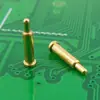 1.5*8.0 Instrumento de Beleza Pino de Carregamento Pogopin Terminal Pino Circular Banho de Ouro Dedal de Antena PG-1-113