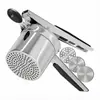 Prensador de papas de acero inoxidable 316, picador de comida para bebés, exprimidor manual multifuncional, herramienta de cocina