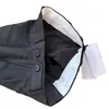 ¡Una compra obligada sin dudarlo! Procedentes de Italia~ Pantalones de traje para mujer de lana finamente hilada, corte slim de pierna ancha, corte recto, tiro alto, adelgazantes