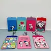 Llavero colgante de PU de Snoopy con tarjetero, Cinnamoroll, Hello Kitty, Snoopy, estilo girly, protector impermeable para tarjeta de identificación