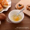 Gadget de cocina creativo batidor de metal alambre de hierro de cinco hilos doméstico 18cm batidor de huevos manual 16g