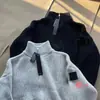 Suéter cárdigan de marca de moda japonés para hombre, otoño, pareja, color liso, cremallera, tejido de punto, chaqueta con cremallera de manga larga
