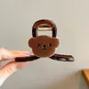 Pinza para el pelo grande y moderna para mujer, elegante y sofisticada, pinza para el pelo exquisita, pinza de tiburón simple para primavera-verano