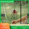 Exterior campismo suporte lâmpada gancho poste multi-funcional camping S-type gancho duplo aço inoxidável pig tail gancho de armazenamento