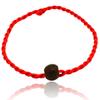 Pulsera de cuerda roja del Zodiaco de madera de durazno de imitación tejida a mano al por mayor este año joyería Taobao eventos regalos
