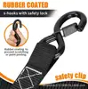Correa de Amarre para Coche y Motocicleta Retracción con una Sola Llave Poliéster Engrosado Doble Gancho Transfronterizo Amazon Tensor de Cuerda de Retracción Automática