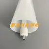 Accesorios para tubo LED caja de luz de pared publicidad iluminación de 320 grados con ranura para tarjeta tubo guía de luz equipo de entretenimiento tubo de luz redondo blanco lechoso