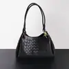 Bolso Paracaídas Tejido de Cuero Genuino Producto Nuevo Bolso Cesta de Piel de Vaca Bolso Cubo de Gran Capacidad para Mujer