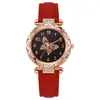 2026 Nuevo Reloj de Mujer de Nicho de Lujo Ligero Estilo Mori Estudiante Estilo Antiguo Artístico que Realza el Blanco Mariposa Esfera Pequeña